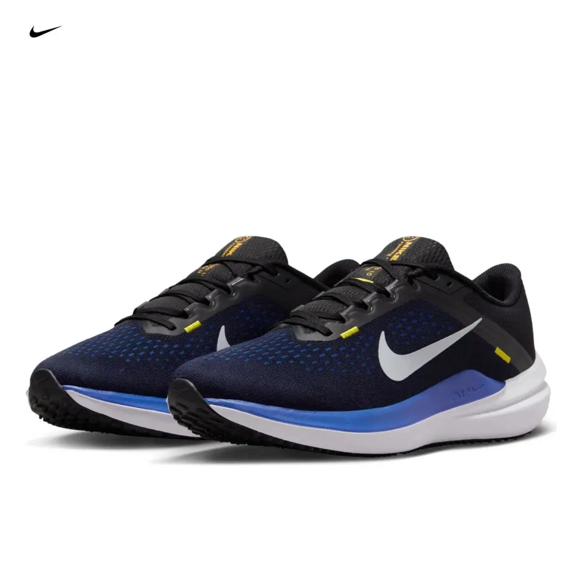 Nike Air Winflo 10 Black Racer Blue / Running Shoes DV4022-005 Multiple Size - Black