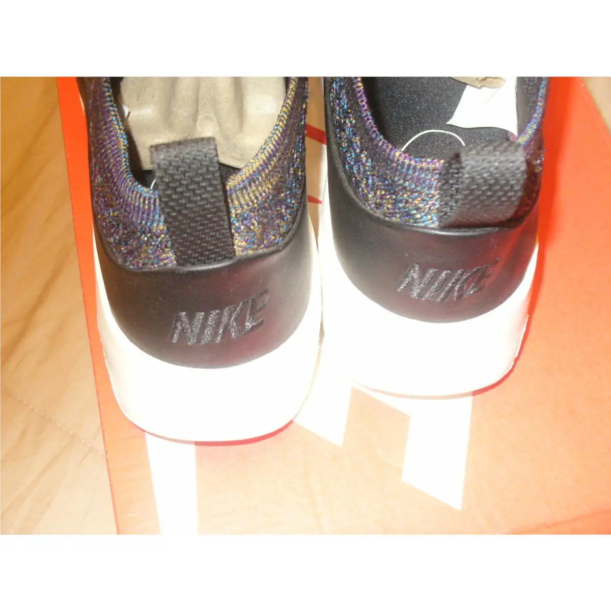 Nike shoes - Nike Air Max Flyknit - Air Max Flyknit - 881175-006 - Black-Purple-Gold Mix 6
