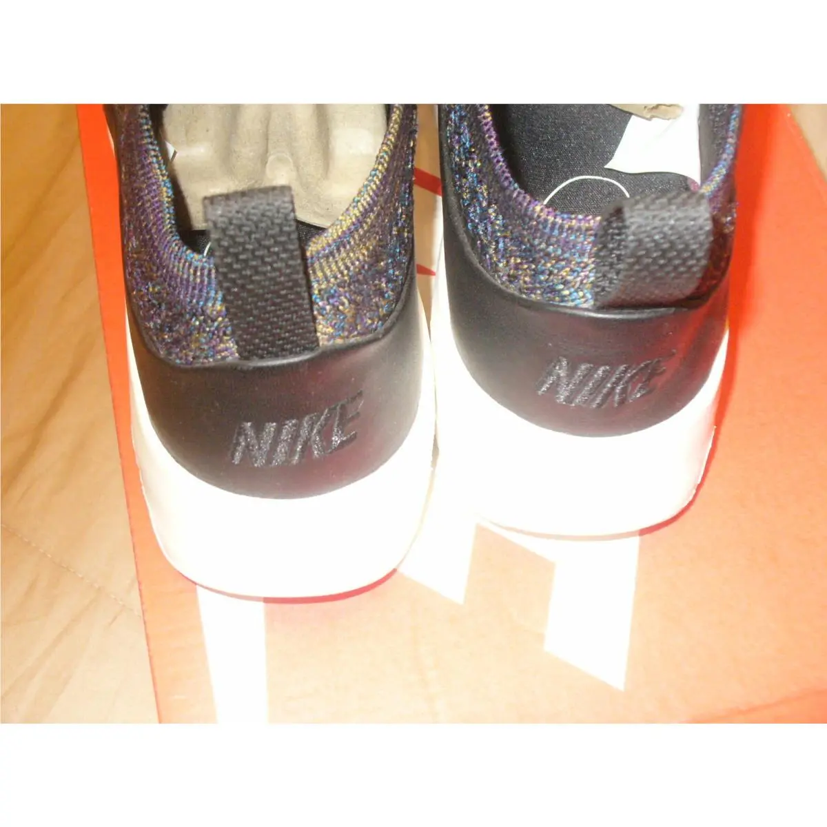 Nike shoes - Nike Air Max Flyknit - Air Max Flyknit - 881175-006 - Black-Purple-Gold Mix 17