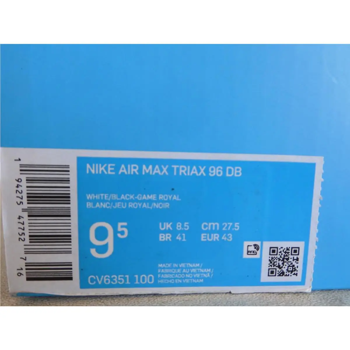 Nike shoes - Nike Air Max Triax - Air Max Triax - CV6351-100 - White 38