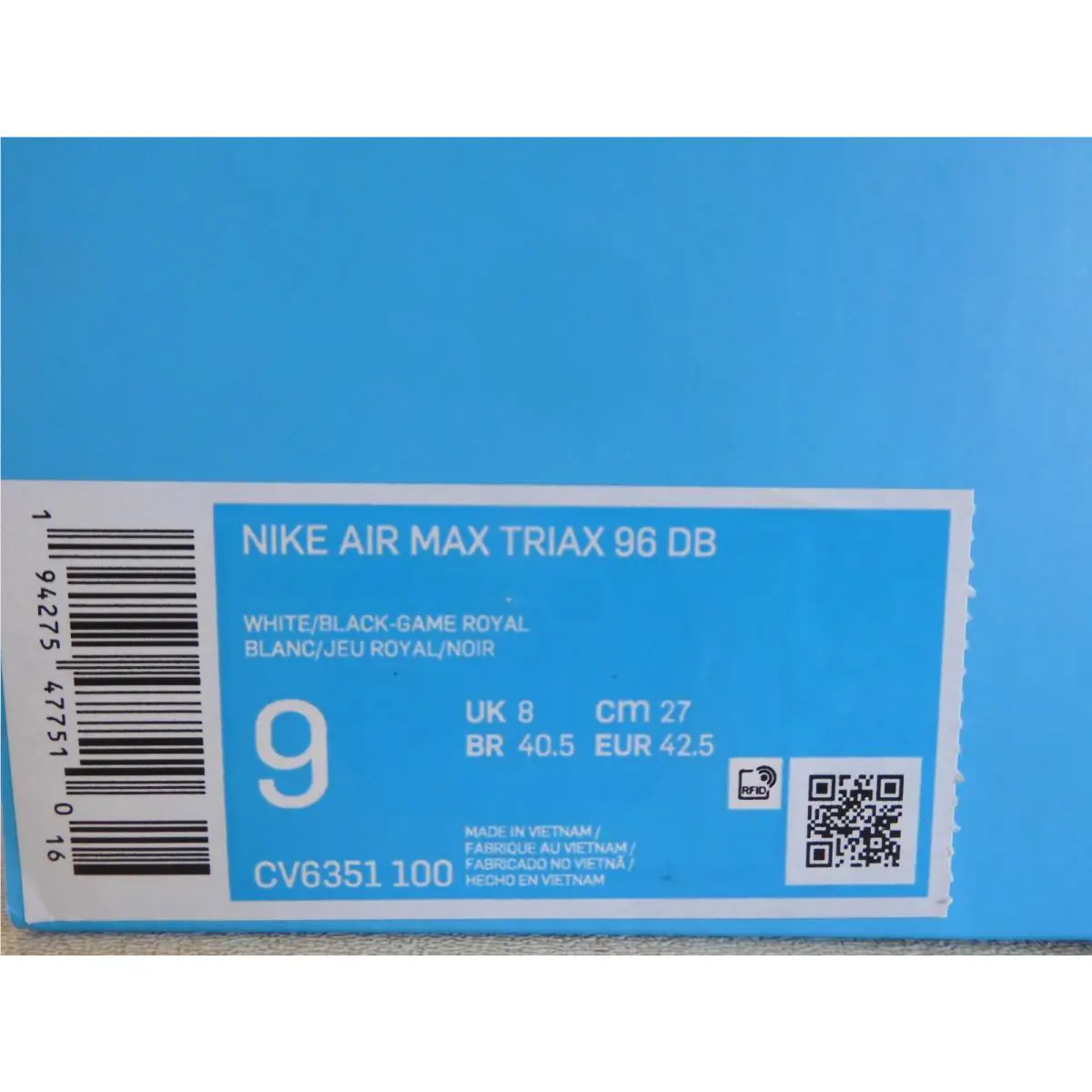 Nike shoes - Nike Air Max Triax - Air Max Triax - CV6351-100 - White 30
