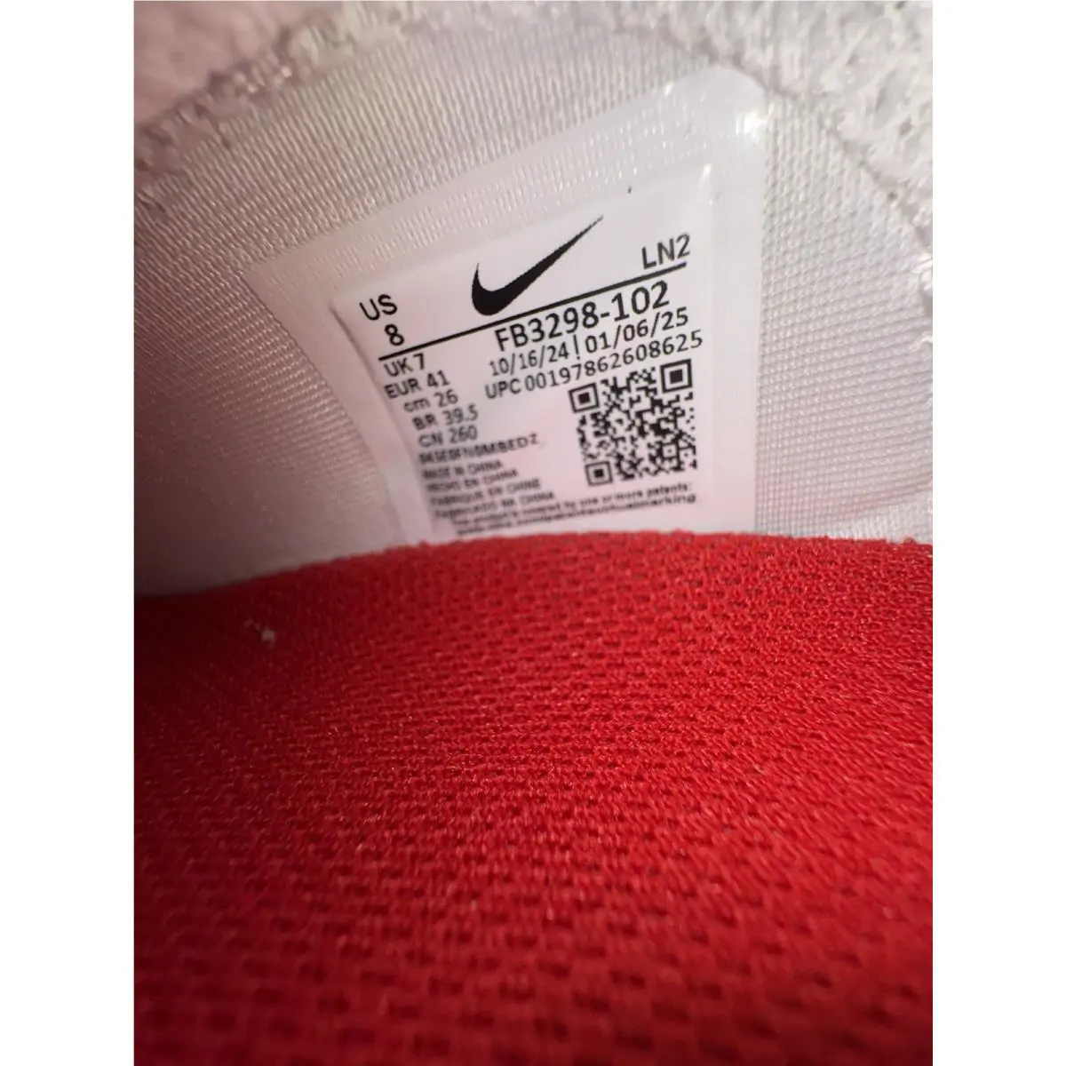 Nike shoes - FB3298102 - FB3298-102 - Red 5