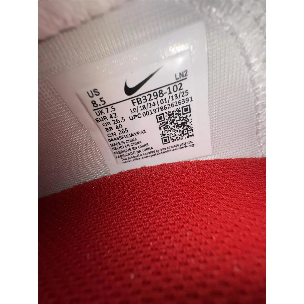 Nike shoes - FB3298102 - FB3298-102 - Red 6