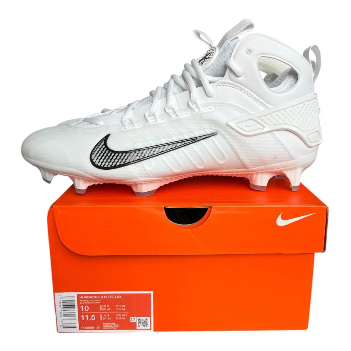 Nike shoes - Nike Huarache 9 Elite Mid LAX - White 0