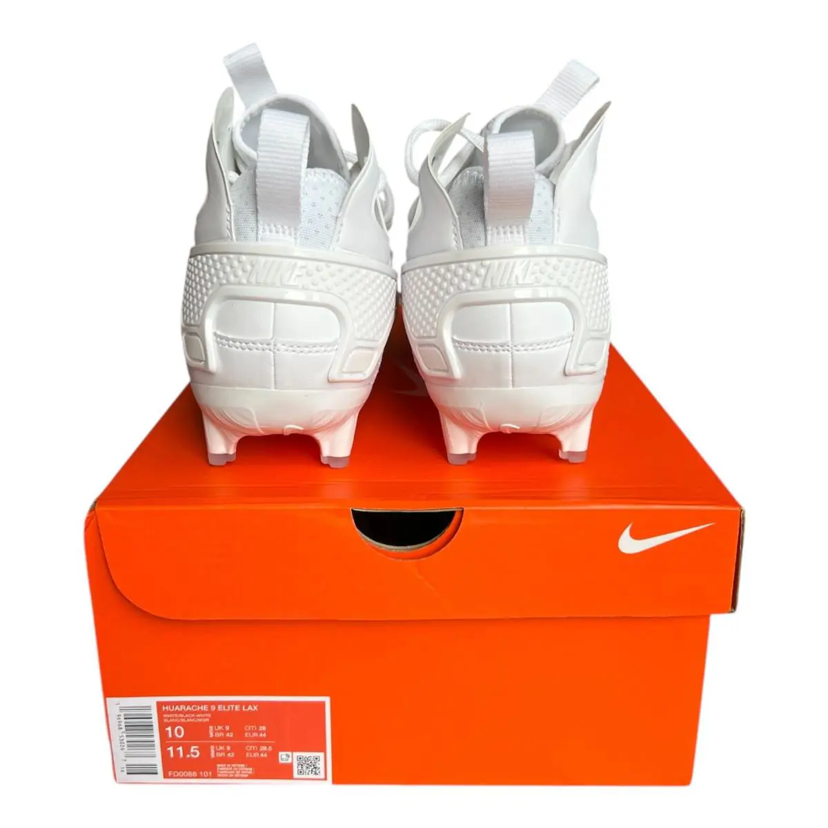 Nike shoes - Nike Huarache 9 Elite Mid LAX - White 2