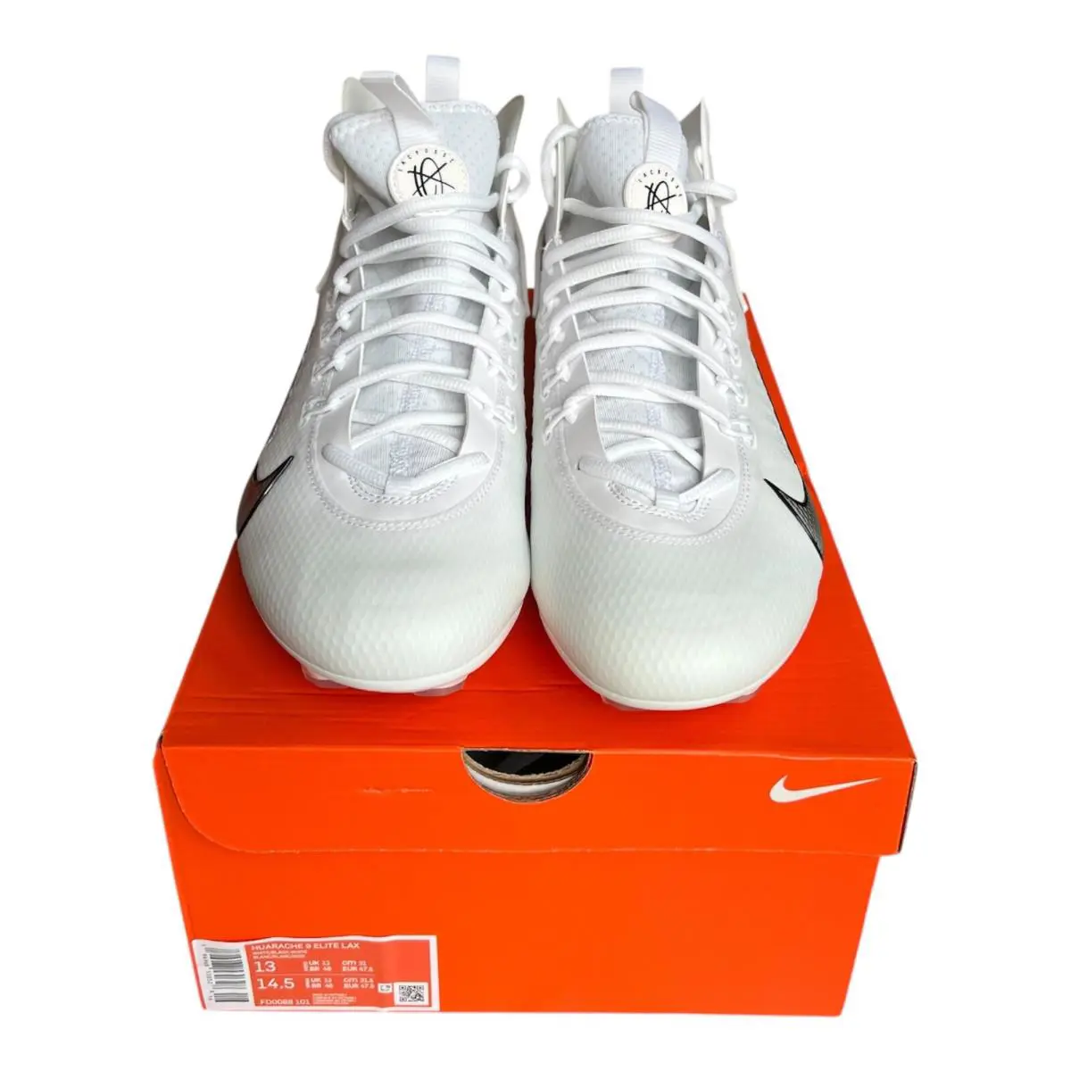 Nike shoes - Nike Huarache 9 Elite Mid LAX - White 6