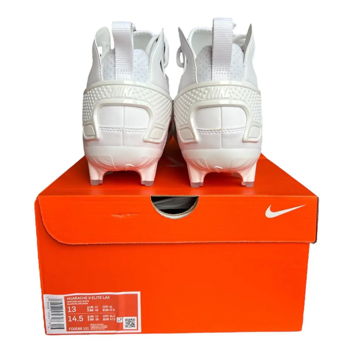 Nike shoes - Nike Huarache 9 Elite Mid LAX - White 7