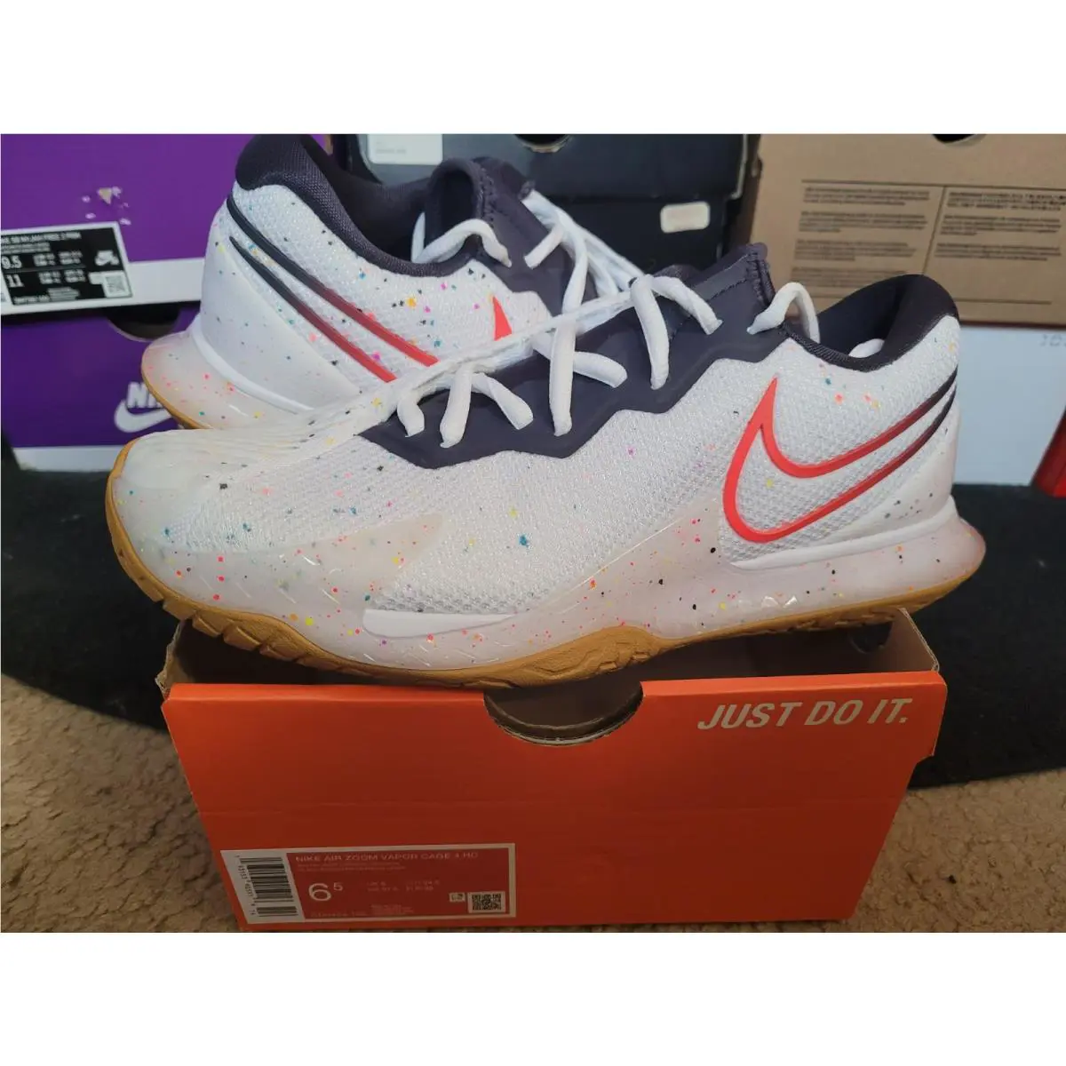 Nike shoes - Nike Air Zoom Vapor Cage - CD0424 105 - White 4