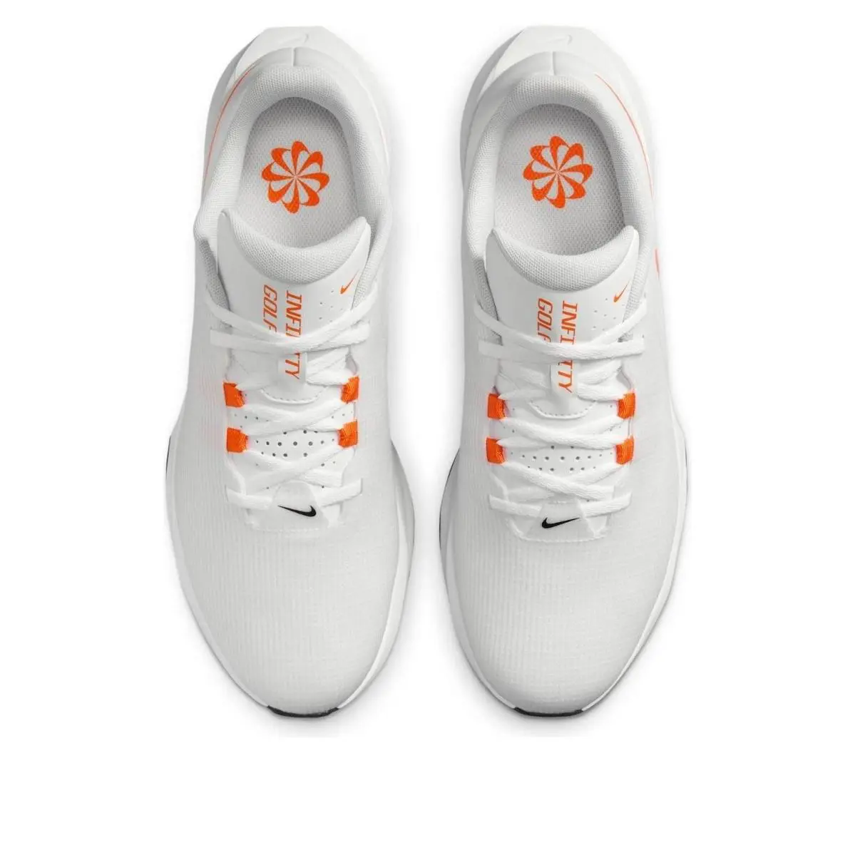 Nike shoes - White/Safety Orange-Black 8