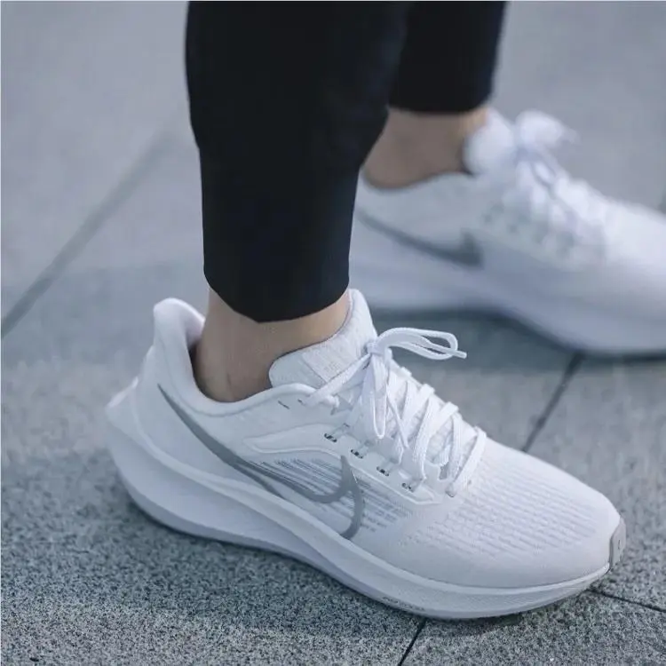 Nike shoes - Nike Air Zoom Pegasus 39 - DH4072-100 - White, Manufacturer: White/Pure Platinum/Grey Fog/Metallic Silver 10