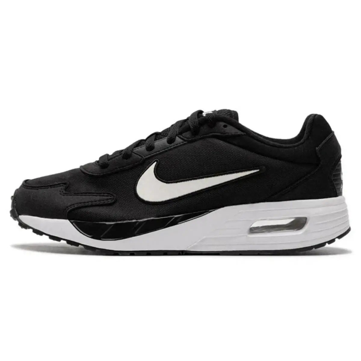 Nike Air Max Solo Black White Panda Gym Running Sneakers HQ2572-001 Mens Size - Black