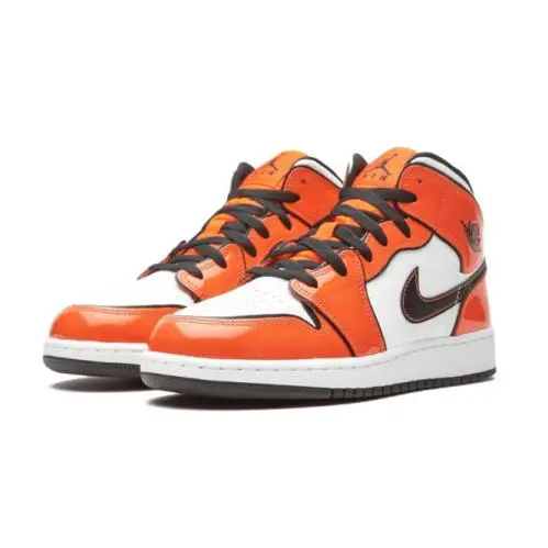 Nike shoes - Nike Air Jordan 1 Mid - DD6834 802 - Turf Orange Black White 1