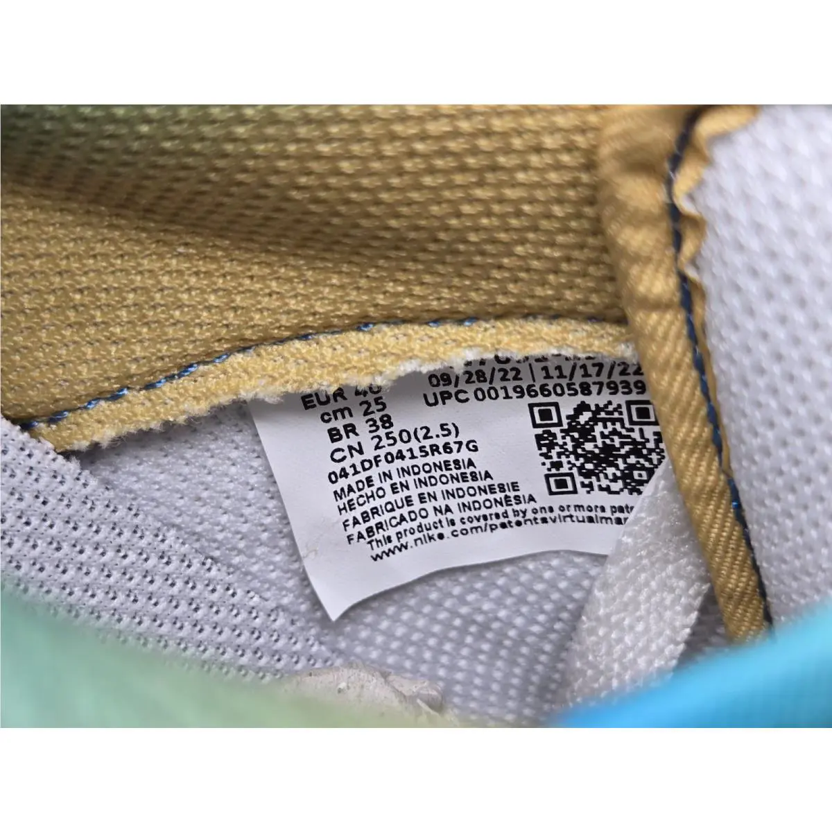 Nike shoes - Nike Air Force 1 LV8 GS - White 5