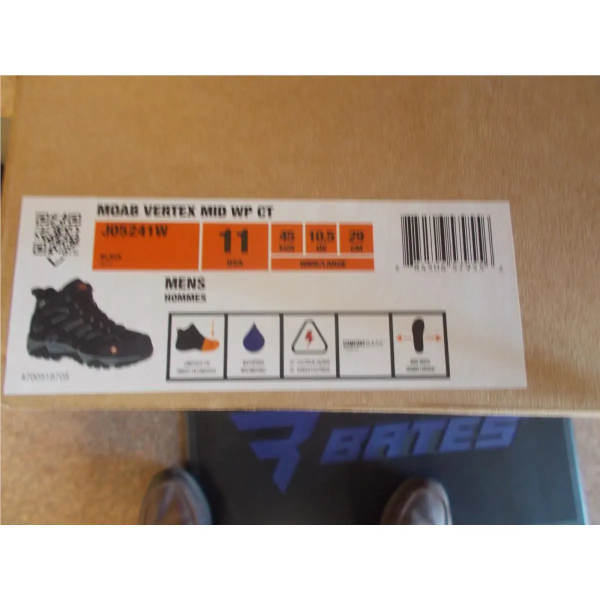 Merrell shoes - MOAB VERTEX MID WP CT - J05241W - Black 4