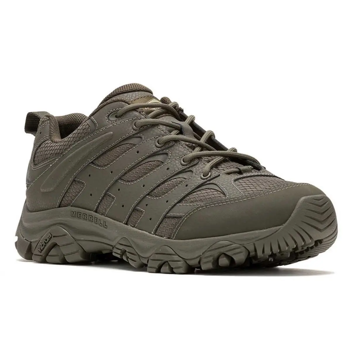 Merrell Men`s Moab 3 Tactical Dark Olive Shoes - Green