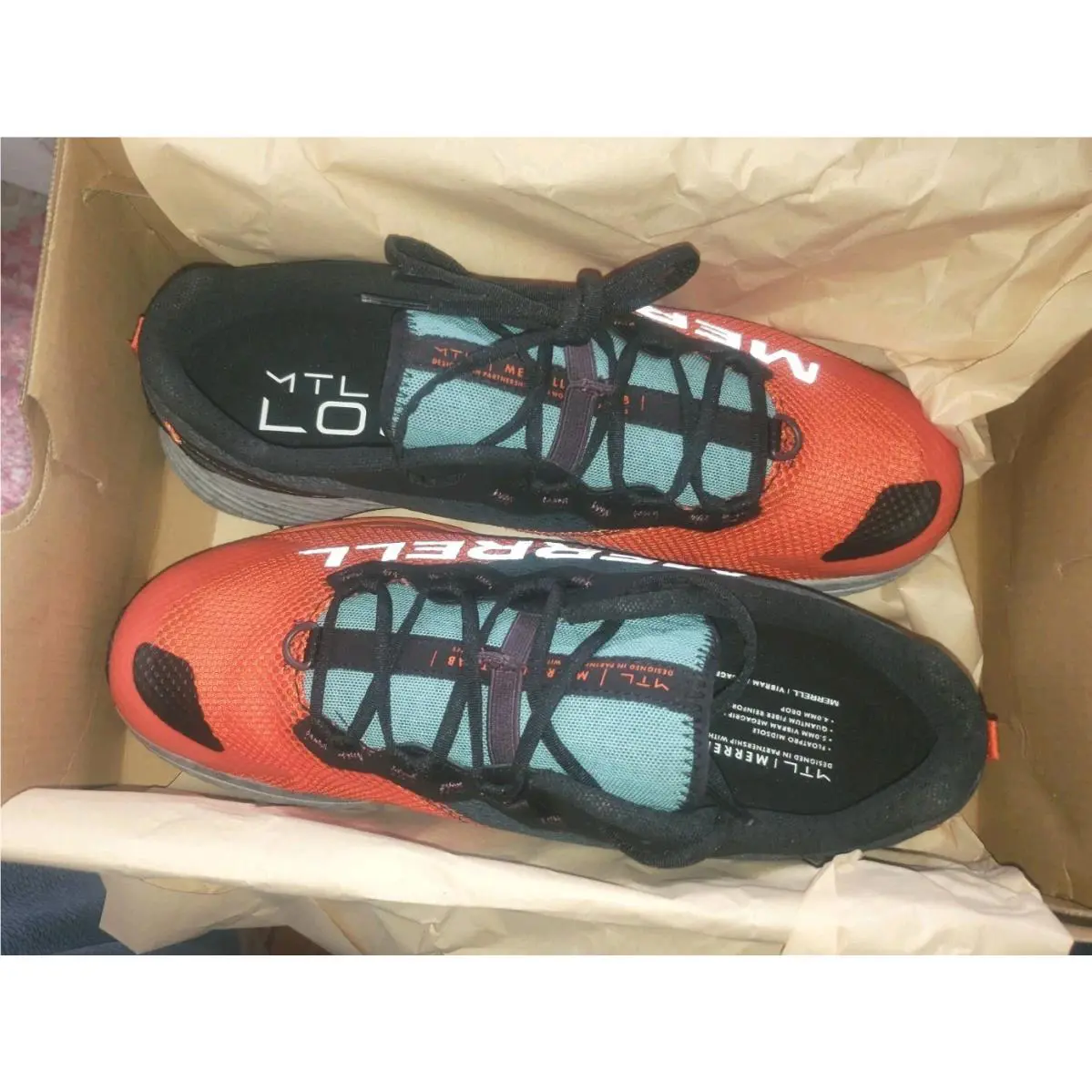Merrell shoes - Merrell MTL Long Sky 2 - J067141 - TANGERINE 🍊 BLACK ⚫ GRAY 🔘 29