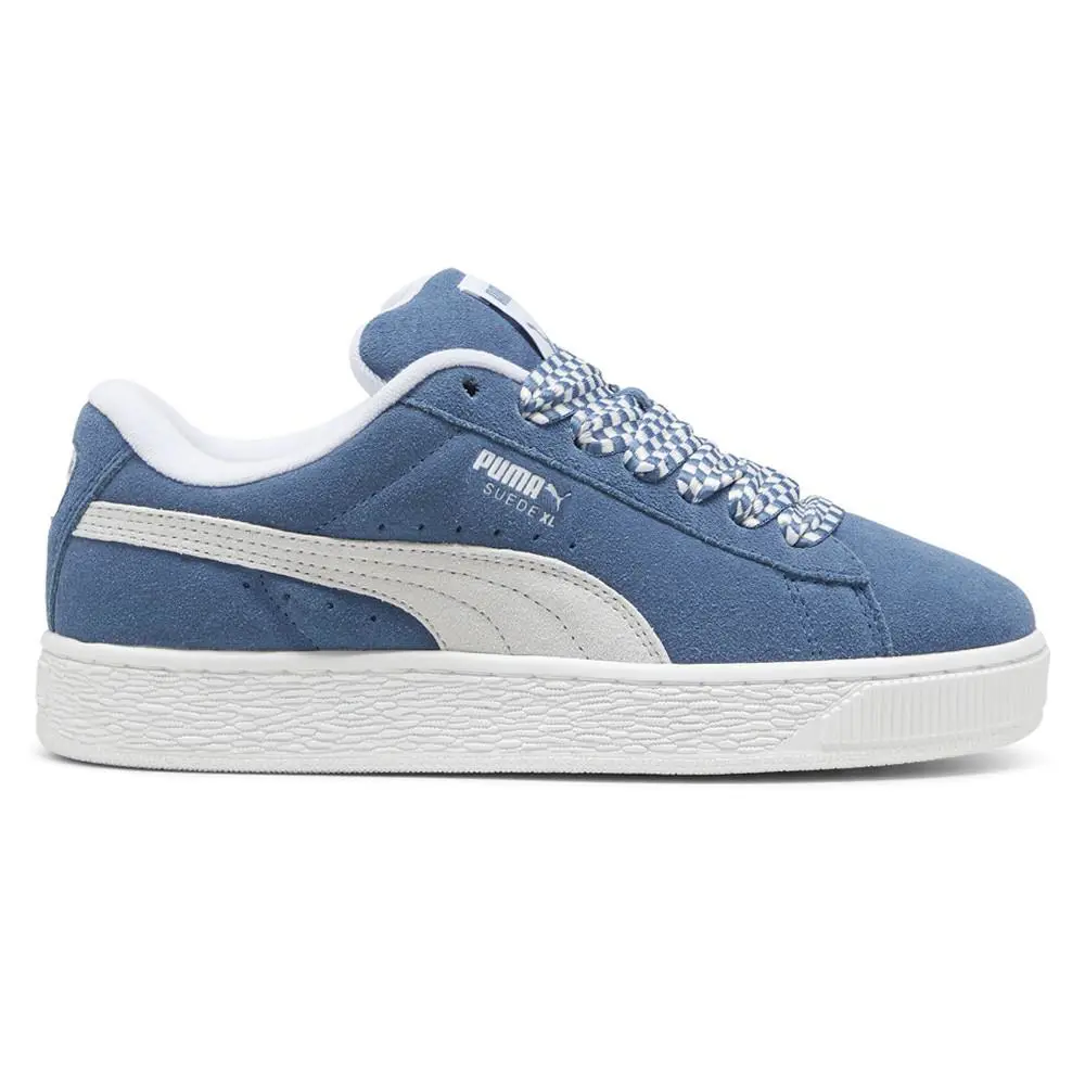 Suede Xl Lace Up Womens Blue Sneakers Casual Shoes 39831001 by Puma