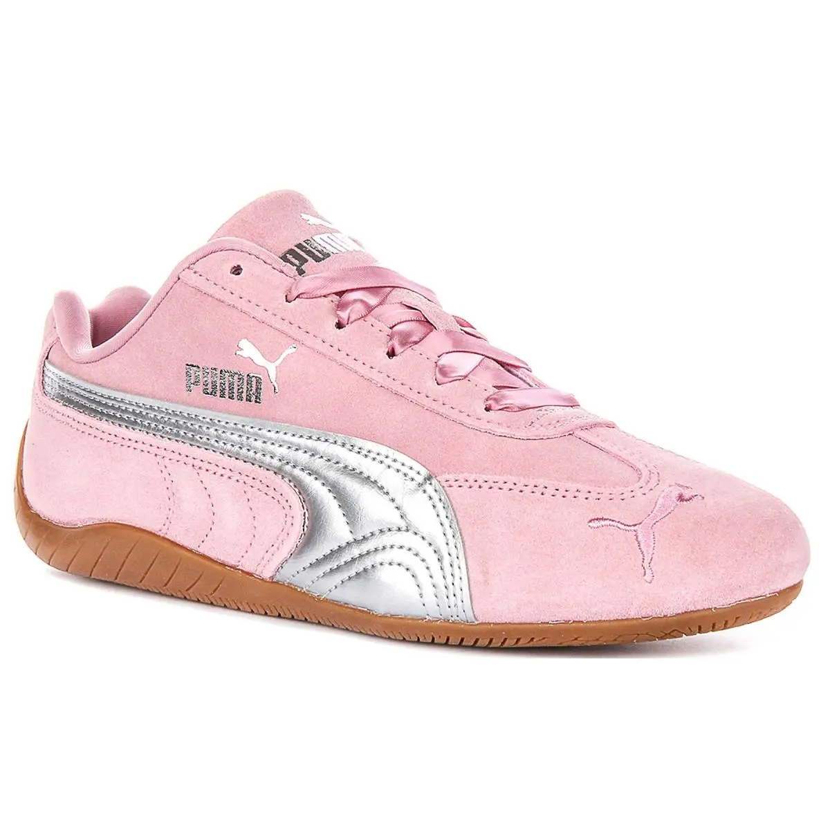 Puma Speedcat Suede Racetrack Leather Juniors Girls Sneaker In Pink US 4 - 7 - Pink