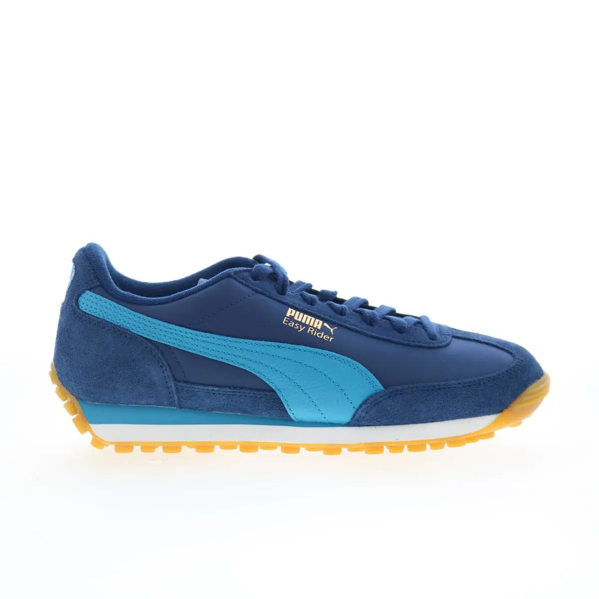 Easy Rider Vintage 39902840 Mens Blue Suede Lifestyle Sneakers Shoes by Puma