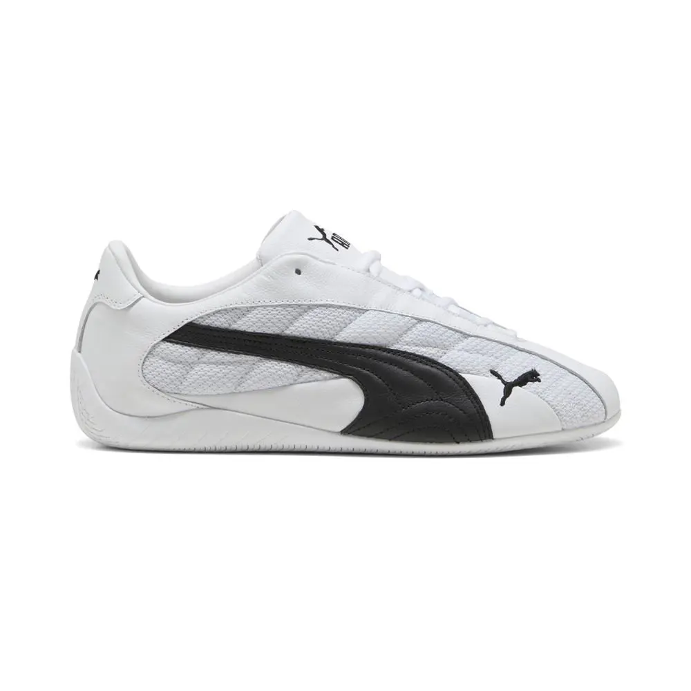 Speedcat Plus Leather Lace Up Mens White Sneakers Casual Shoes 40437601 by Puma