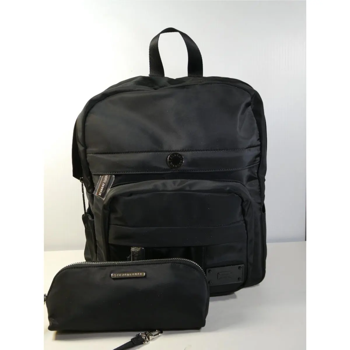 Cool Steve Madden Bgiannii Multi Pocket Backpack + Pouch