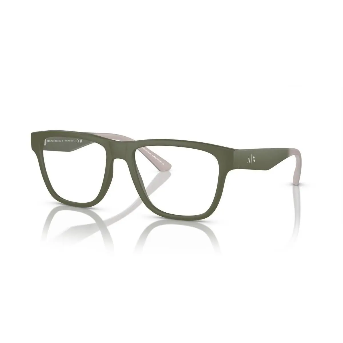 Armani Exchange Men`s Ax3105 8301 55mm Square Eyewear Frames