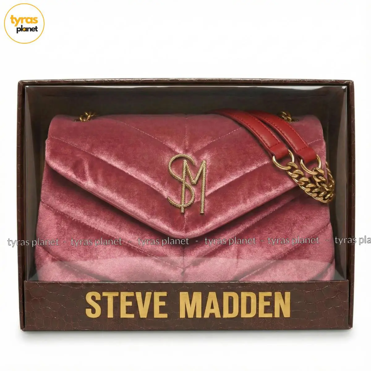 Steve Madden Bcoleman Velvet Bag Rusty Pink Viral Shoulder Bag