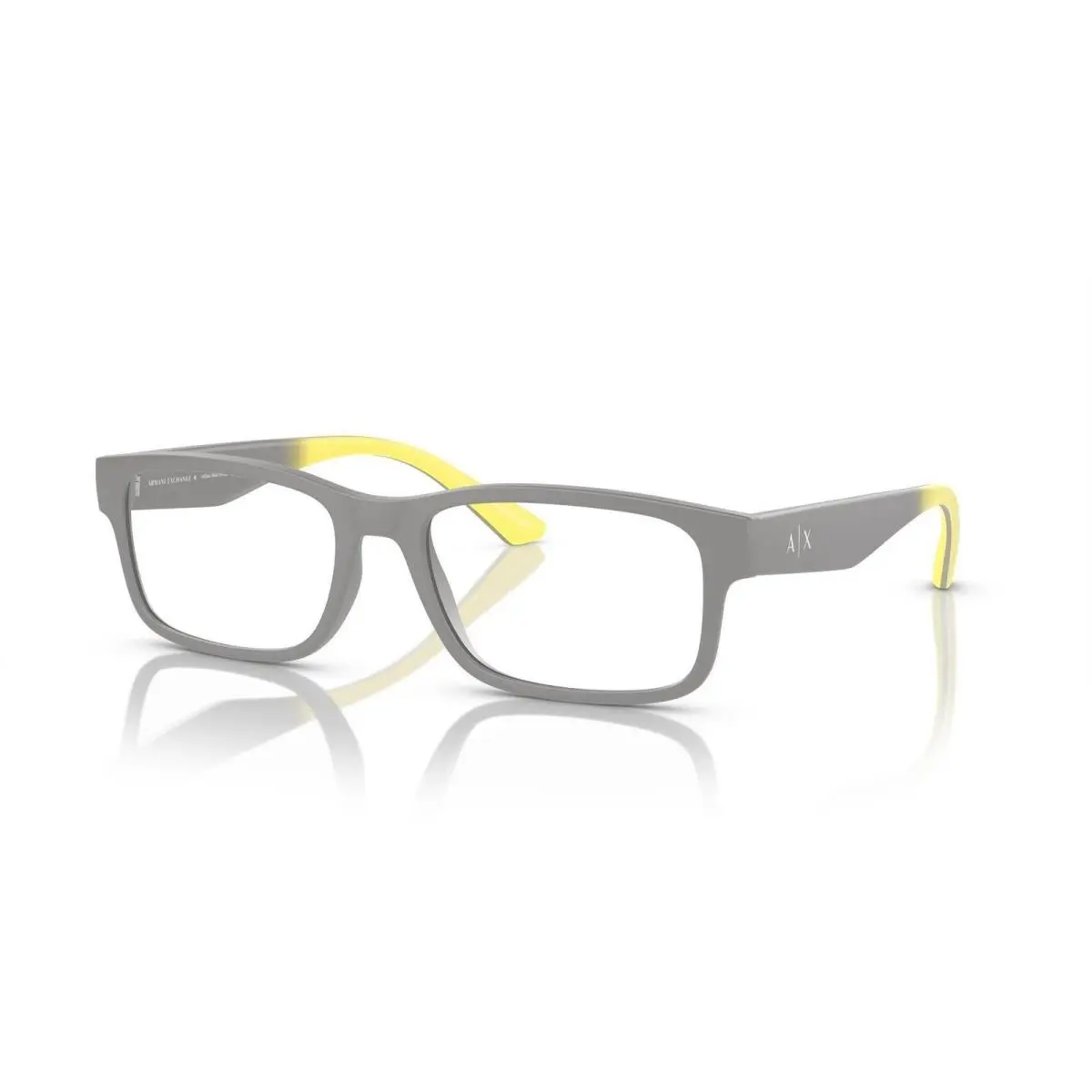 Armani Exchange Men`s Ax3106F 8180 56mm Low Bridge Fit Rectangular