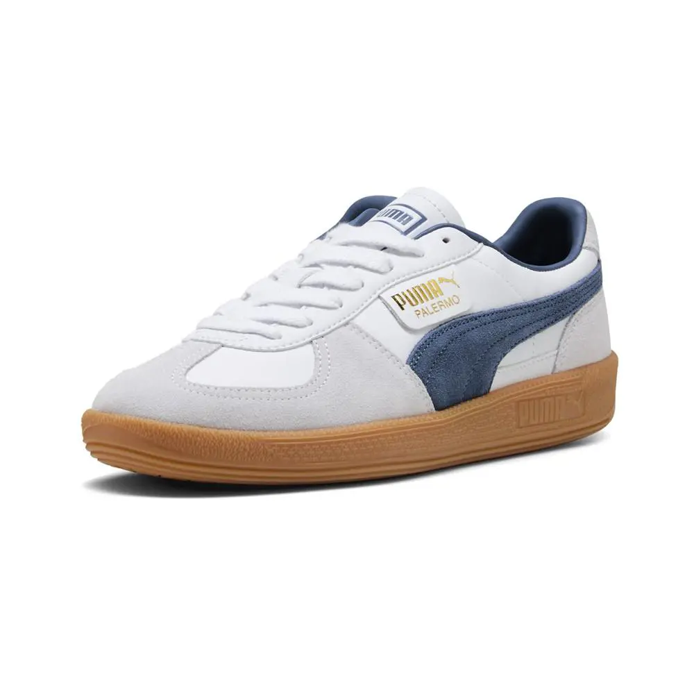 Puma shoes - PUMA Palermo Leather Lace Up - 39646424 - White 0