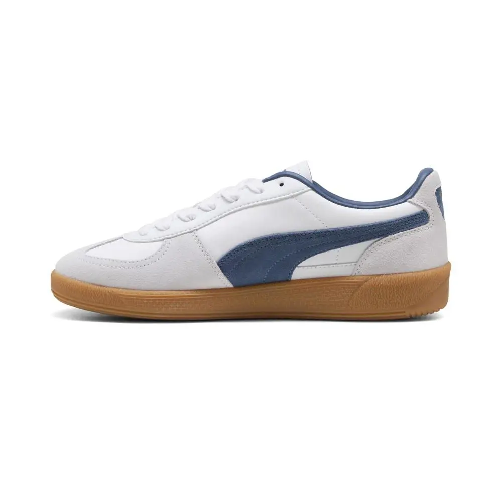 Puma shoes - PUMA Palermo Leather Lace Up - 39646424 - White 1