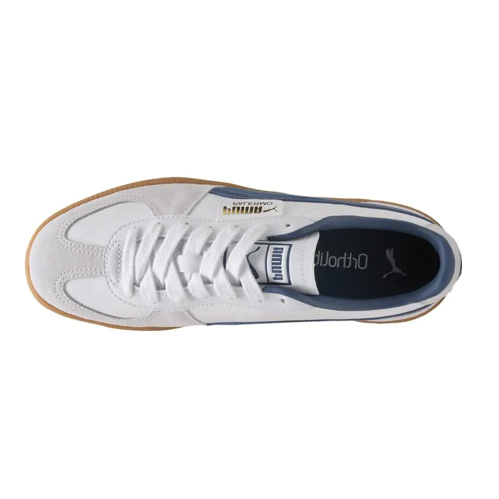 Puma shoes - PUMA Palermo Leather Lace Up - 39646424 - White 2