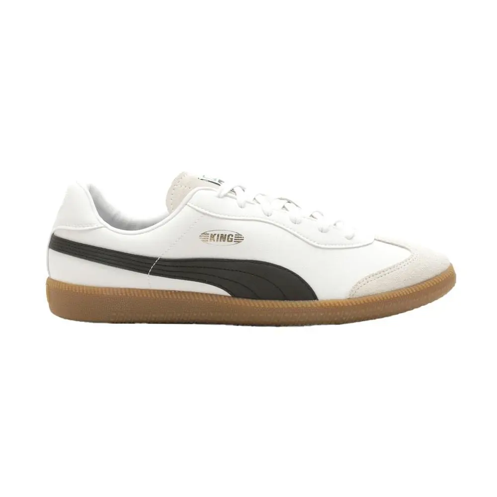 King 21 Indoor Soccer Mens White Sneakers Athletic Shoes 10669602 by Puma