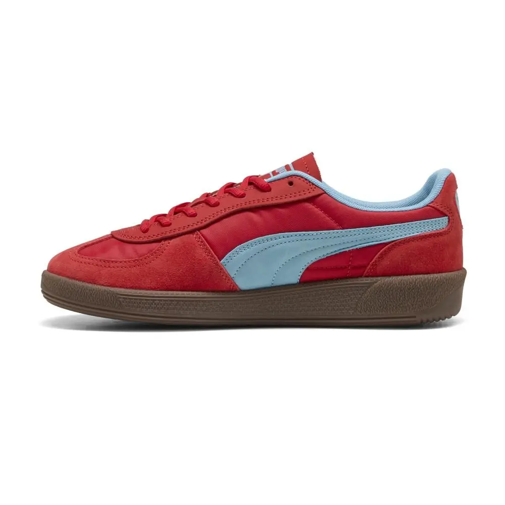 Puma shoes - PUMA Palermo Pop Lace Up - 40325701 - Red 1