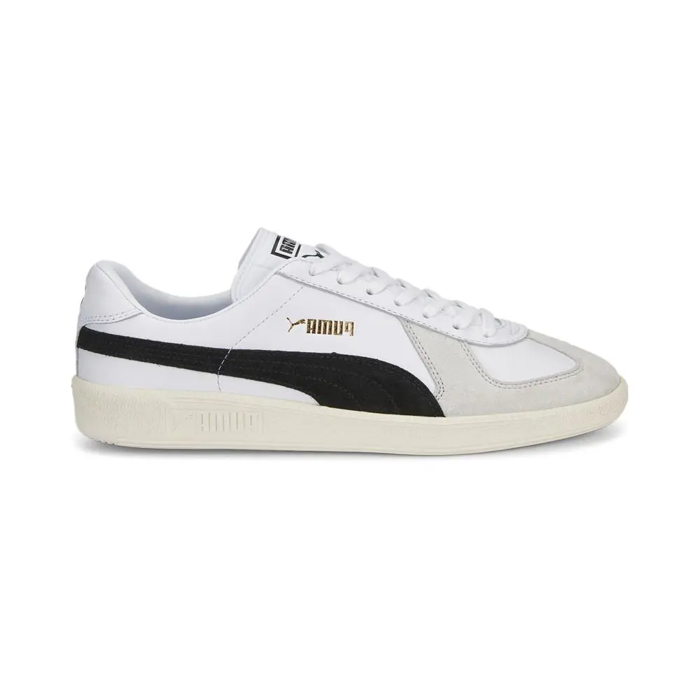 Army Trainer Lace Up Mens White Sneakers Casual Shoes 38660701 by Puma