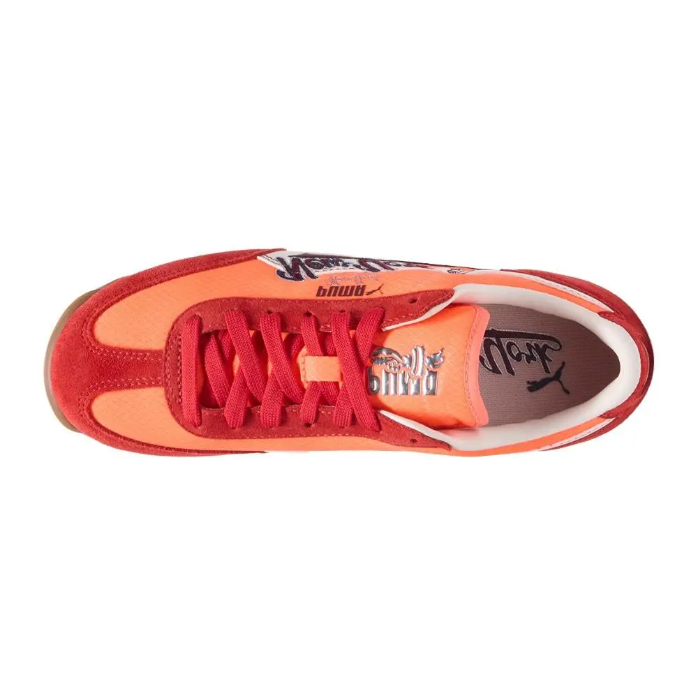 Puma shoes - PUMA Easy Rider Graffiti Flagship Lace Up - 40454501 - Red 8