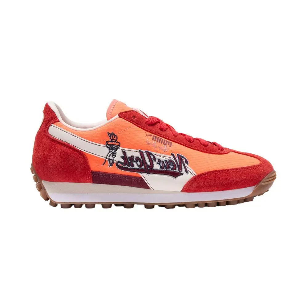Puma shoes - PUMA Easy Rider Graffiti Flagship Lace Up - 40454501 - Red 5