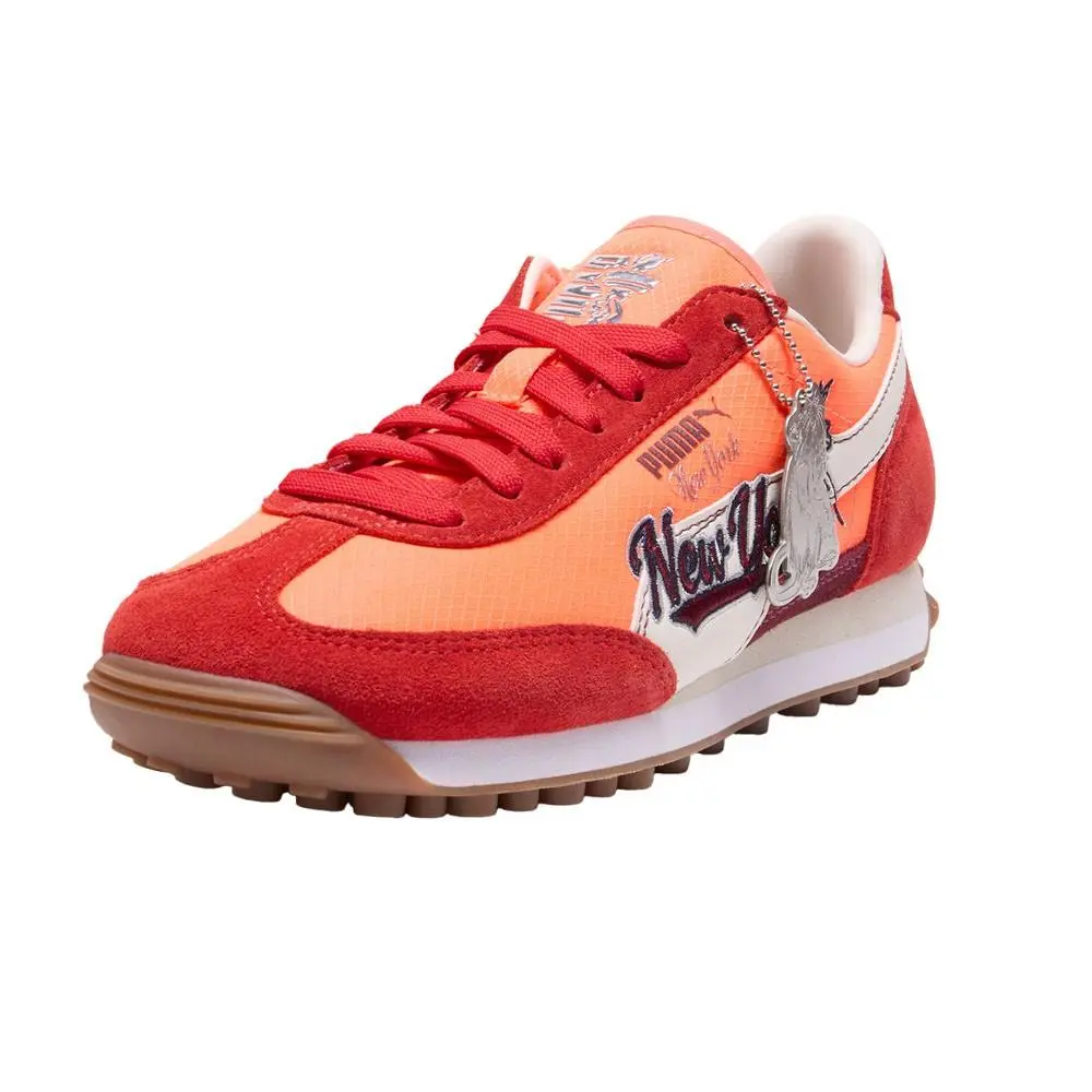 Puma shoes - PUMA Easy Rider Graffiti Flagship Lace Up - 40454501 - Red 6