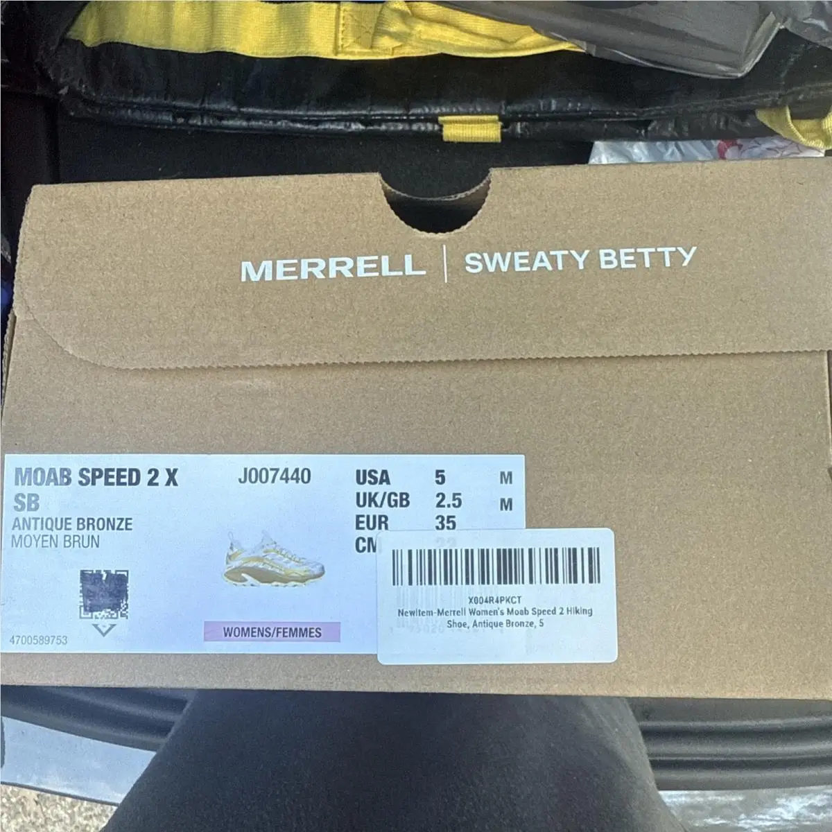 Merrell shoes - Merrell Sweaty Betty Moab Speed 2 - Gold 4