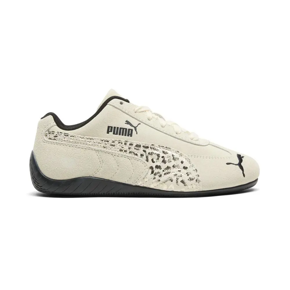 Puma Speedcat Cheetah Youth Girls Beige Sneakers Casual Shoes 40487501 - Beige