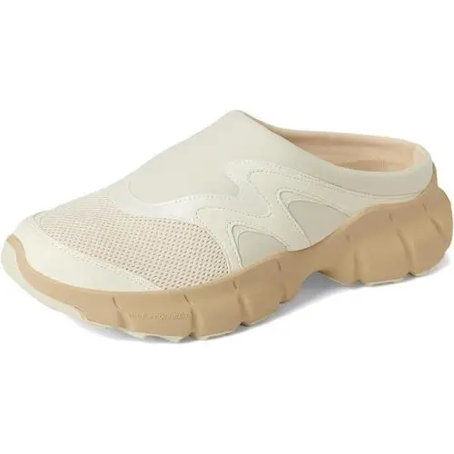 Merrell Women`s Clover Sport Mule Clog Sneaker Breathable Mesh Latte Size 7.5
