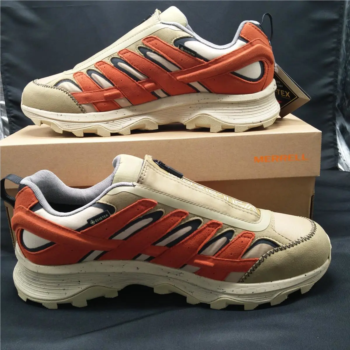 Merrell shoes - Merrell Moab Speed Zip 1TRL Gore-Tex - J068011 - Beige 1