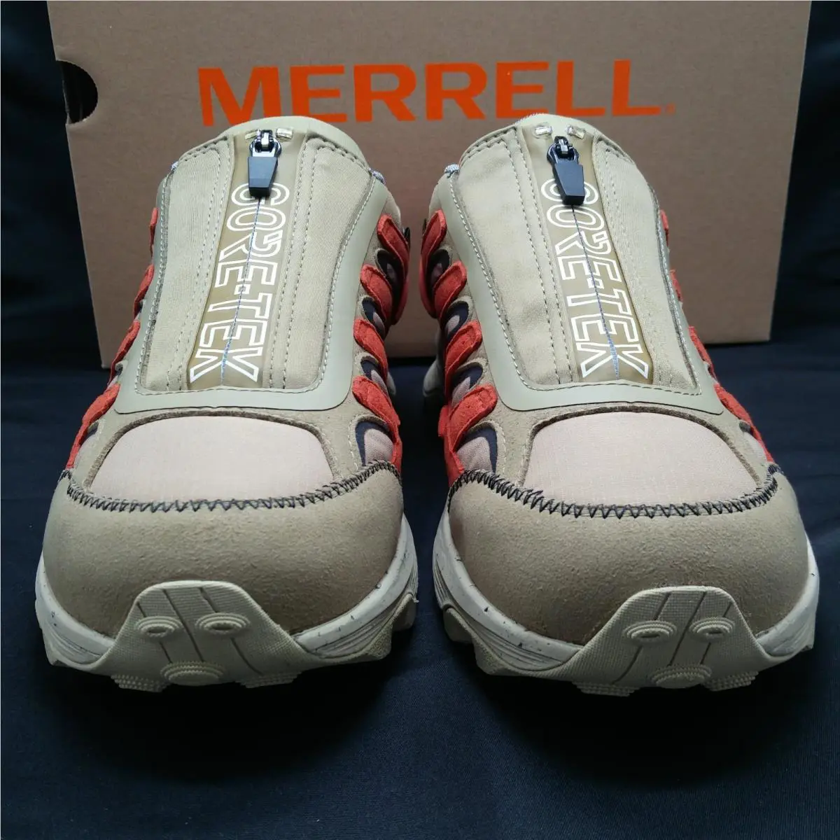 Merrell shoes - Merrell Moab Speed Zip 1TRL Gore-Tex - J068011 - Beige 3