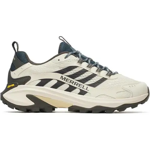 Merrell Mens Moab Speed 2 Hiking Shoes Lightweight Stucco Size 14 Wide - Multicolor