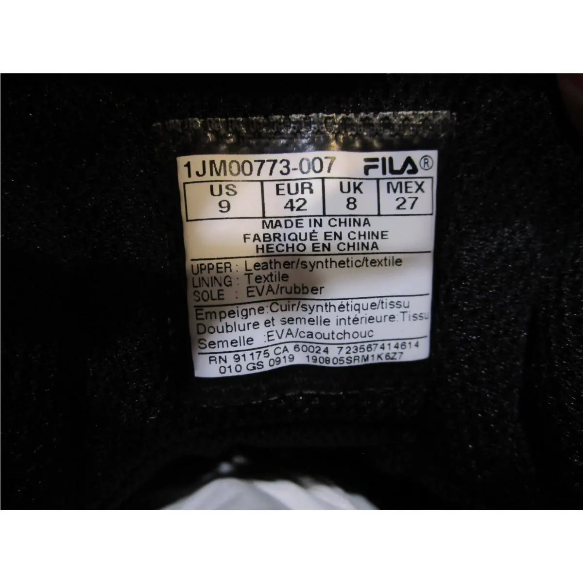 Fila shoes - Fila Oakmont TR - Oakmont - 1JM00773-007 - Black 4