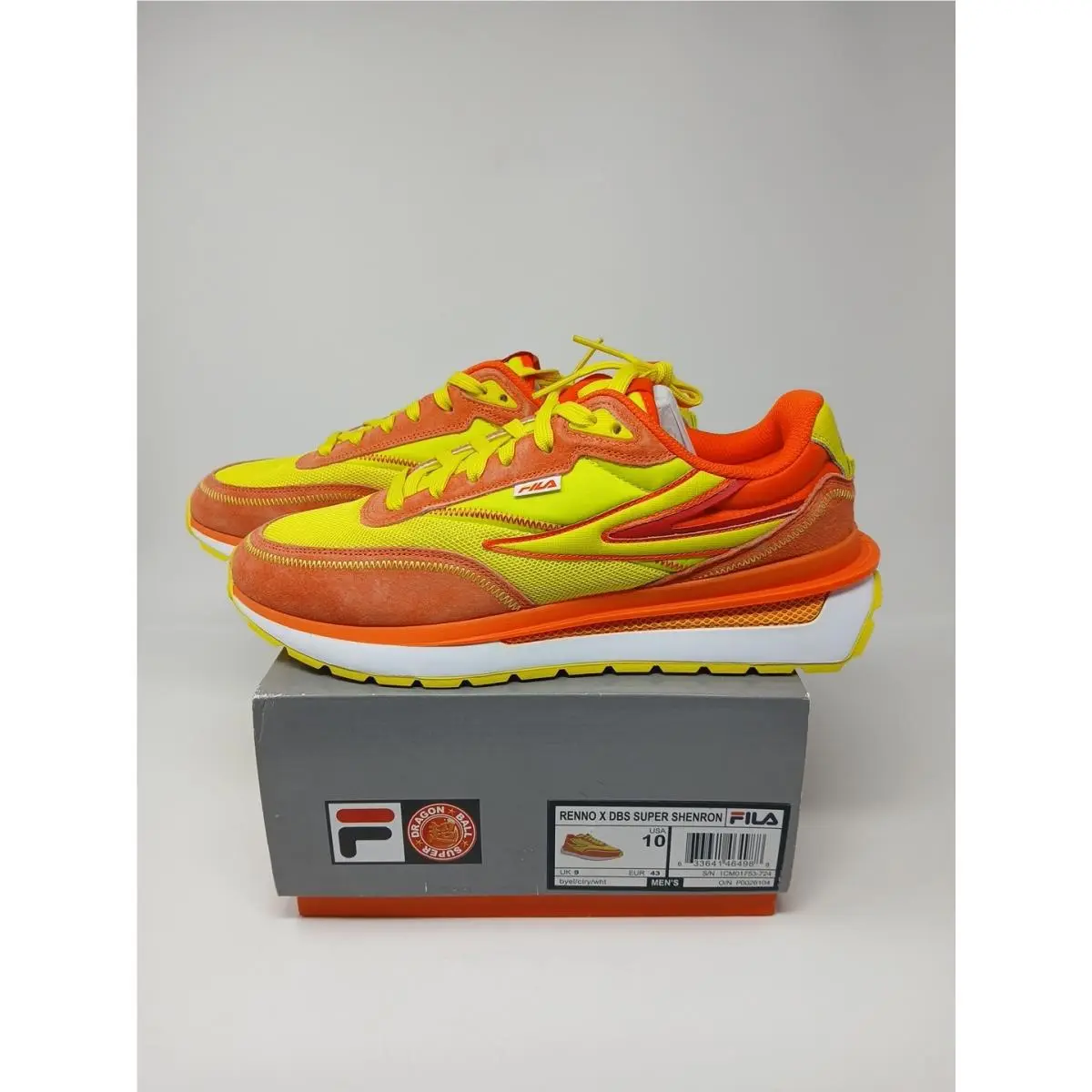 Fila Renno x Dbz Super Shenron Dragon Ball Z Men`s US Size 10