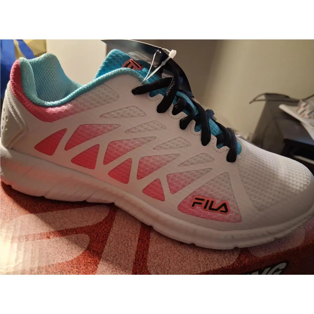 Fila shoes - FILA Memory Fantom 6 - Memory Fantom - White and Pink 5