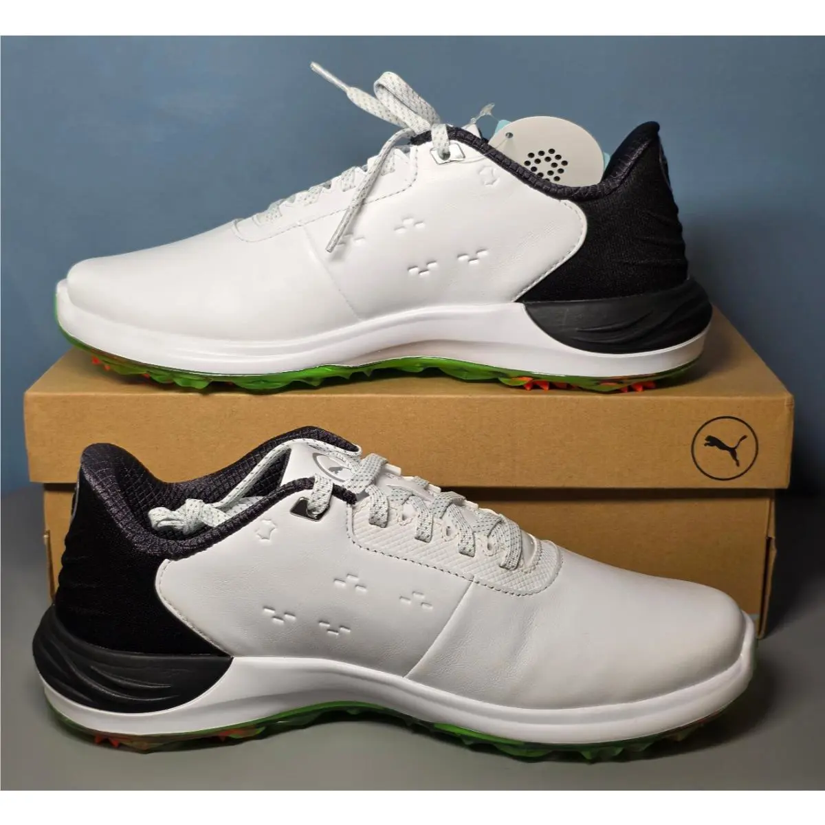Puma shoes - NA - Golf - Puma Blackpuma Silveryellow (UPC: 196859521848) 0