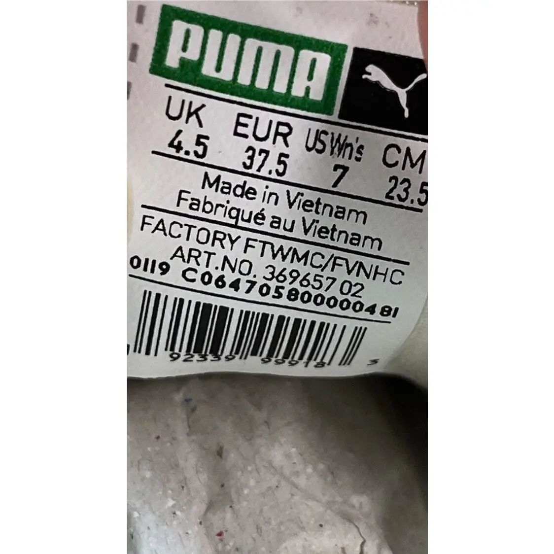 Puma shoes - 36965702 - 36965702 - Ivory (UPC: 192339998483) 9