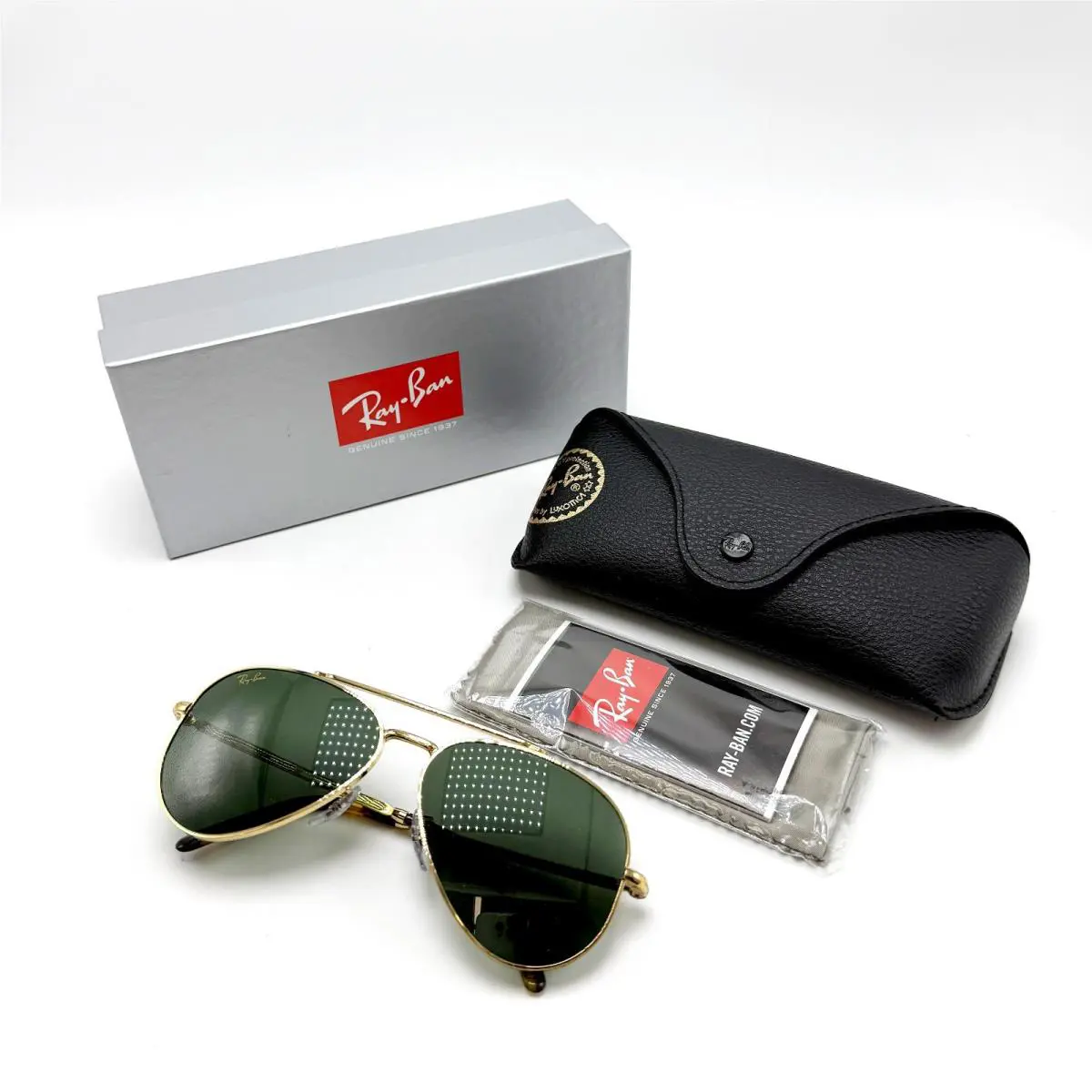 Ray-Ban sunglasses - Balorama - Balorama - RB0840S - Frame: Gold, Lens: Black