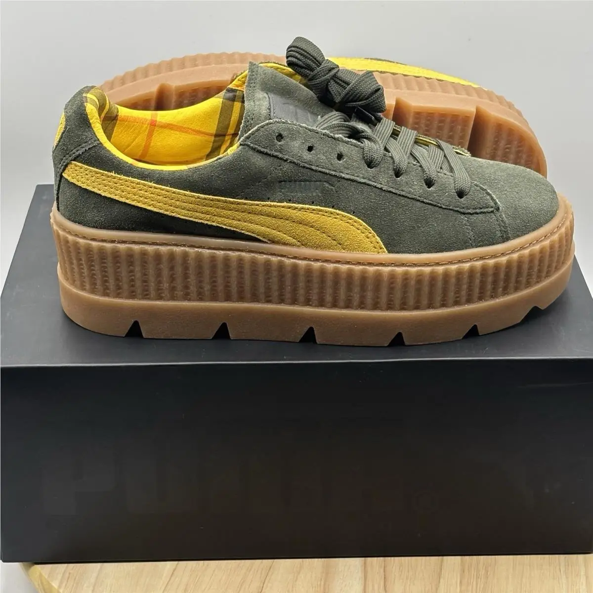 Puma shoes - PUMA Creeper - Creeper - 366268-01 - Green 1